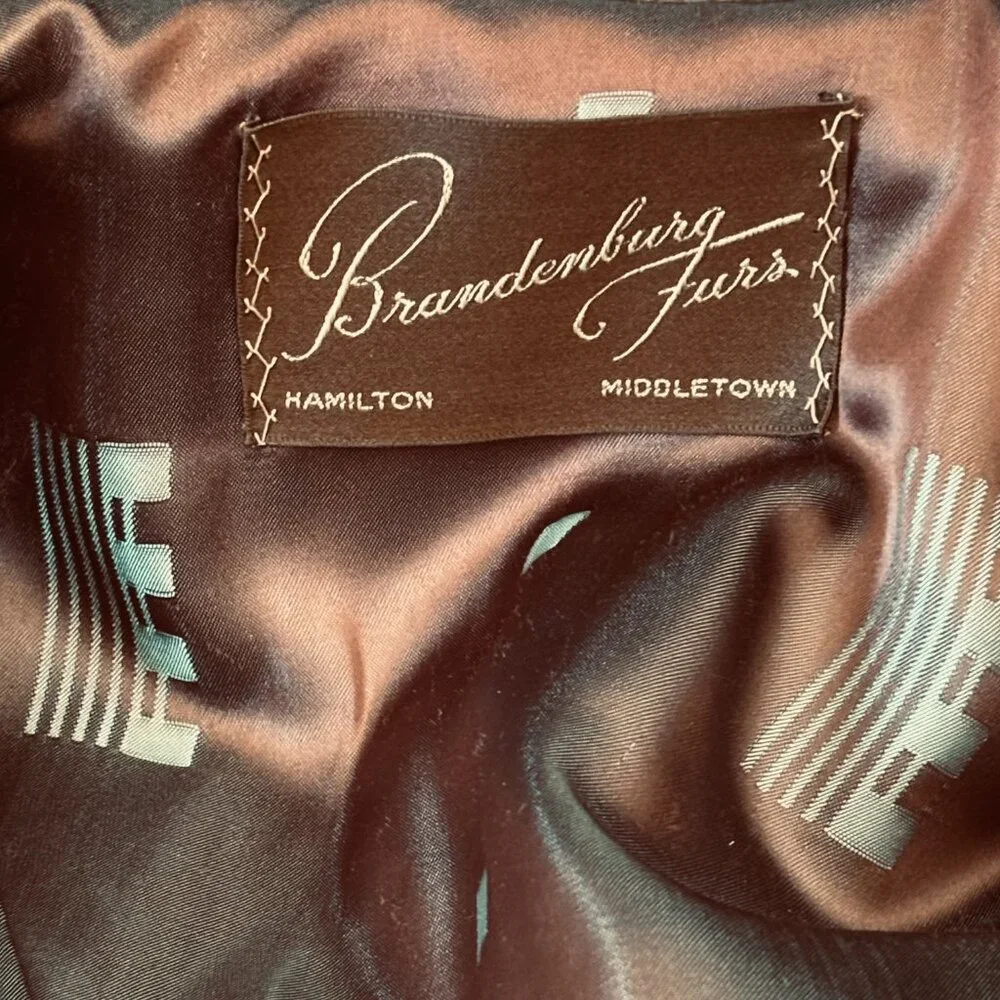 Vintage 60s mink coat Womens XL Real fur Pockets fully lined 1960s classic coat - Picture 9 of 9